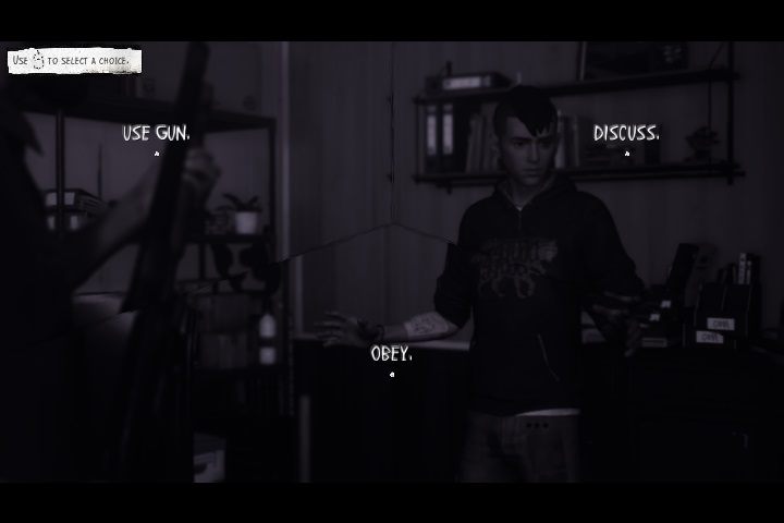 Po użyciu broni zginie Merill i Finn - Rozdział 4 - Zemsta nie zawsze słodka | Solucja Life is Strange 2 Epizod 3 - Life is Strange 2 - poradnik do gry