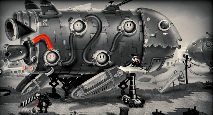 W tej sekwencji możesz się tylko przyglądać, jak dziewczyna zostaje naznaczona kolorem czerwonym. - Rozdział 7 - Barwny dzień - Solucja My Memory of Us - My Memory of Us - poradnik do gry