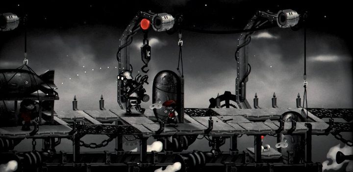 Zdjęcie przedstawia w jaki sposób przejść obok patrolujących strażników. - Rozdział 14 - Lewiatan - Solucja My Memory of Us - My Memory of Us - poradnik do gry