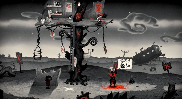 Wylej kubeł z farbą na oficera. - Rozdział 15 - Las - Solucja My Memory of Us - My Memory of Us - poradnik do gry