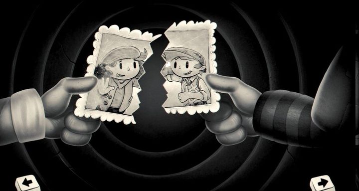 Za pomocą klawiszy kierunkowych złącz rozdarte zdjęcie. - Rozdział 18 - Epilog - Solucja My Memory of Us - My Memory of Us - poradnik do gry