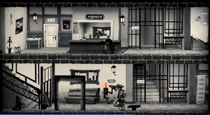 Na zdjęciu widoczna jest mechanika trzymania się za ręcę - dzięki temu, dziewczynka może się również skradać z chłopcem. - My Memory of Us - poradnik do gry