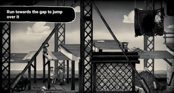Aby przeskoczyć nad dziurą/urwiskiem, rozpędź się, używając sprintu i wbiegnij na przeszkodę. - Rozdział 5 - Nie jesteś sam - Solucja My Memory of Us - My Memory of Us - poradnik do gry