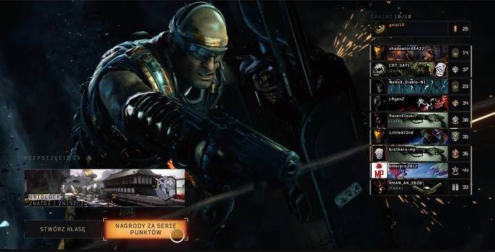 Z poziomu lobby lub menu gry wieloosobowej możesz wybrać nagrody na dany mecz - Czym jest i jak używać wsparcia (nagrody za serie) w Call of Duty Black Ops 4? - Call of Duty Black Ops 4 - poradnik do gry