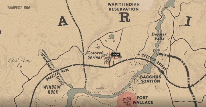Wilk będzie poruszał się po terenie zaznaczonym na screenie poniżej - Red Dead Redemption 2: Legendarny Wilk - mapy, porady - Red Dead Redemption 2 - poradnik do gry