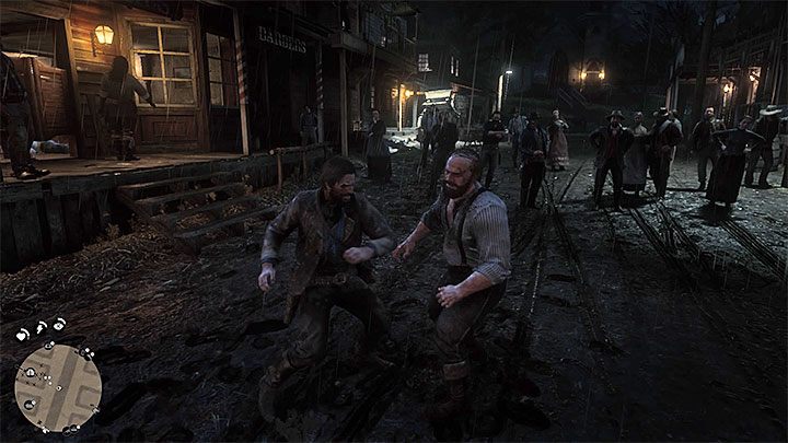 Druga część misji rozegra się na zewnątrz saloonu i do pokonania jest silniejszy Tommy - Red Dead Redemption 2: Amerykanie odpoczywają - Solucja - Red Dead Redemption 2 - poradnik do gry
