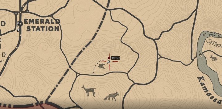 Książka ta znajduje się w południowej części New Hanover, na zachód od Kamassa River - Red Dead Redemption 2: Unikalne przedmioty - Mapa - Red Dead Redemption 2 - poradnik do gry