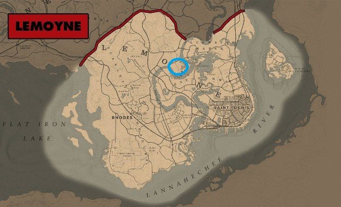 Węża znajdziesz w rejonie Lemoyne, koło Lagras - Red Dead Redemption 2: Easter eggi - Red Dead Redemption 2 - poradnik do gry