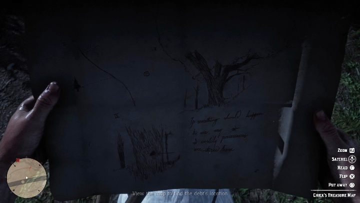 1 - Red Dead Redemption 2: Chick - mapa skarbów - Red Dead Redemption 2 - poradnik do gry