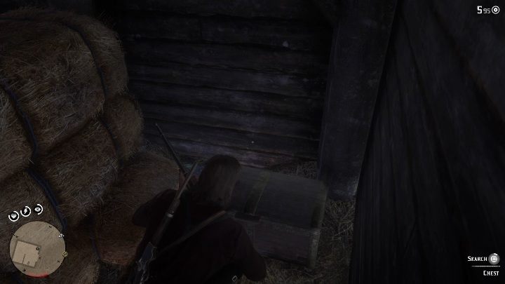 W stodole wskocz na drabinę i wejdz na górę - Red Dead Redemption 2: Gospodarstwa - lista, mapy, porady - Red Dead Redemption 2 - poradnik do gry