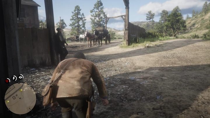Na miejscu okaże się, że wozy są bardzo dobrze strzeżone - Red Dead Redemption 2: Dolewając ropy do ognia - Solucja - Red Dead Redemption 2 - poradnik do gry