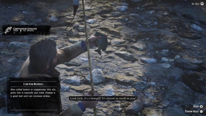 Gdy dotrzesz na miejsce, gra przedstawi samouczek i nauczy cię podstaw łowienia ryb - Red Dead Redemption 2: Rybak ludzi - Solucja - Red Dead Redemption 2 - poradnik do gry