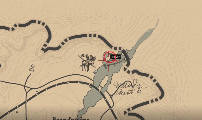 1 - Red Dead Redemption 2: Legendarny Pstrąg Tęczowy - mapy, porady - Red Dead Redemption 2 - poradnik do gry