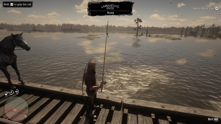 W tym przypadku możesz zarzucić wędkę tylko z torów kolejowych - Red Dead Redemption 2: Legendarny Jesiotr - mapy, porady - Red Dead Redemption 2 - poradnik do gry