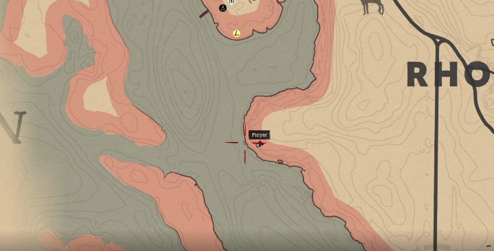 Ryba tę znajdziesz w jeziorze koło Rhodes - Red Dead Redemption 2: Legendarny Bass niebieski - mapy, porady - Red Dead Redemption 2 - poradnik do gry