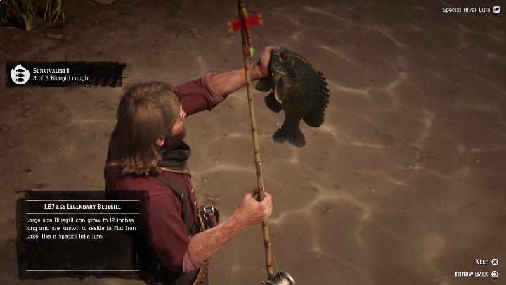 Legendarny okoń to mała ryba - Red Dead Redemption 2: Legendarny Bass niebieski - mapy, porady - Red Dead Redemption 2 - poradnik do gry