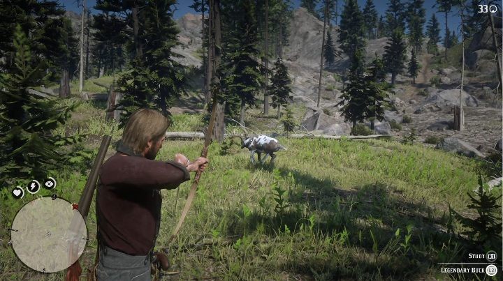Jeleń nie jest szybkim zwierzęciem ani agresywnym, jest za to bardzo płochliwy - Red Dead Redemption 2: Legendarny Jeleń - mapy, porady - Red Dead Redemption 2 - poradnik do gry