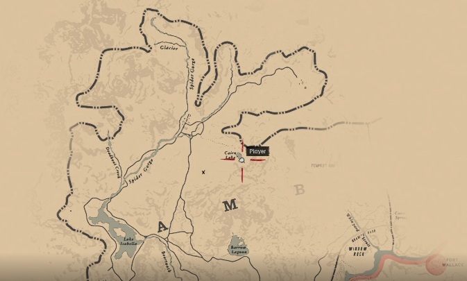 Aby zdobyć pierwszą mapę musisz udać się na północną część mapy, do regionu Ambarino - Red Dead Redemption 2: Sztabka złota - jak zdobyć, gdzie ją sprzedać? - Red Dead Redemption 2 - poradnik do gry