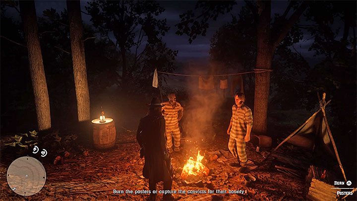 Drugi wariant to spalenie listów gończych, dzięki czemu Pan Black i Pan White będą mogli bezpiecznie uciec - Red Dead Redemption 2: Więzy, które nas łączą - opis przejścia, mapa, porady - Red Dead Redemption 2 - poradnik do gry