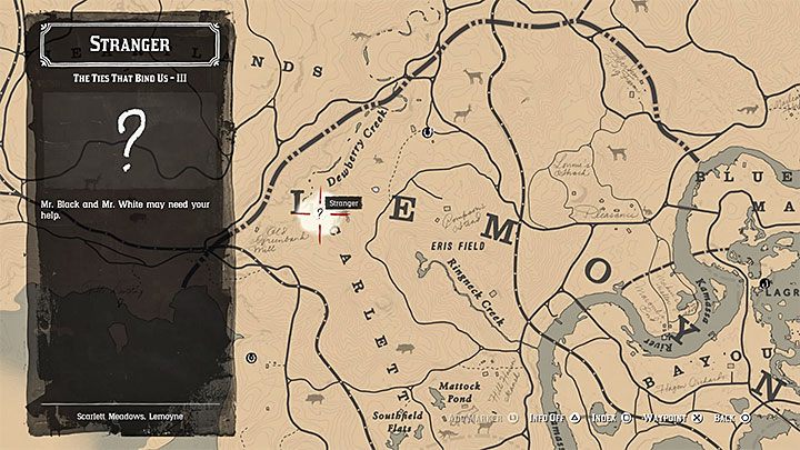 Ponownym odnalezieniem Pana Blacka i Pana Whitea możesz zająć się jeśli wcześniej zdecydowałeś się im pomóc (tzn - Red Dead Redemption 2: Więzy, które nas łączą - opis przejścia, mapa, porady - Red Dead Redemption 2 - poradnik do gry