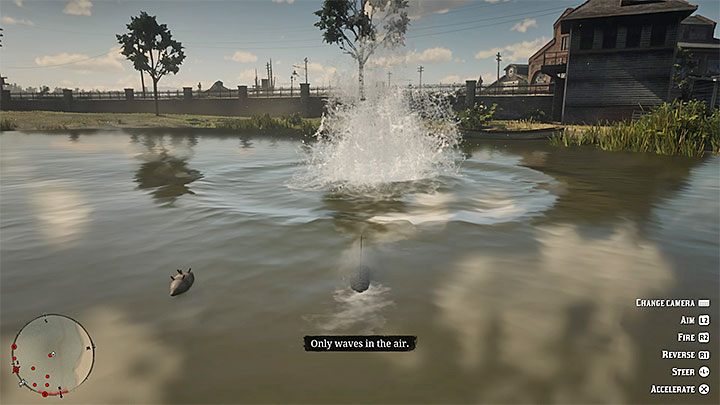 W pierwszej części misji Arthur dwukrotnie musi przejąć sterowanie nad zdalnie kontrolowaną miniaturową łodzią podwodną - Red Dead Redemption 2: Radosny, energiczny chłopiec - opis przejścia, mapa - Red Dead Redemption 2 - poradnik do gry