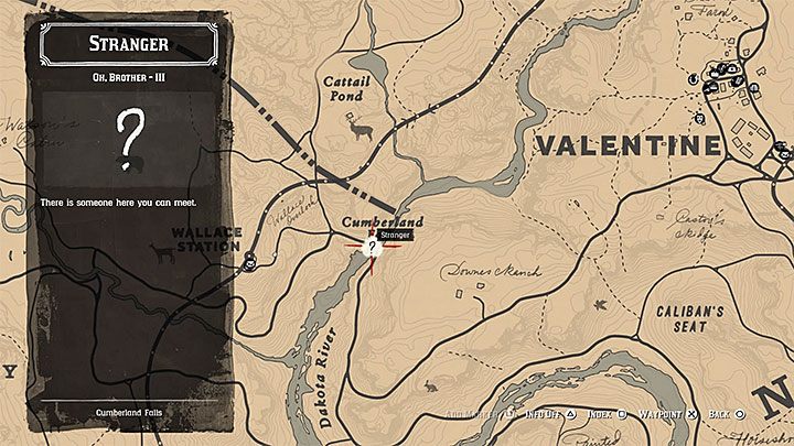 Do ostatniego trzeciego spotkania z Acriusem i Proteusem docbhodzi w lokacji Cumberland Falls z powyższego obrazka - Red Dead Redemption 2: O, bracie - opis przejścia, mapa, porady - Red Dead Redemption 2 - poradnik do gry