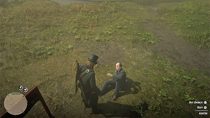 Wychyl gałkę analogową w stronę woźnicy i pozwól Arthurowi zbliżyć się do niego celem zrzucenia go z wozu - Red Dead Redemption 2: Ojcostwo i inne marzenia - opis przejścia, mapa, porady - Red Dead Redemption 2 - poradnik do gry