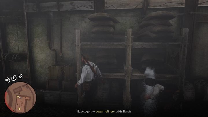 Zbliż się do swojego kompana, a podzieli się pomysłem, jak wysadzić budynek w powietrze - Red Dead Redemption 2: Miły i dobroduszny despota - Solucja - Red Dead Redemption 2 - poradnik do gry
