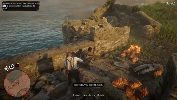 Biegnij teraz na dół i podnieś strzelbę, którą znajdziesz na skrzyni - Red Dead Redemption 2: Piekło nie zna takiej furii - Solucja - Red Dead Redemption 2 - poradnik do gry