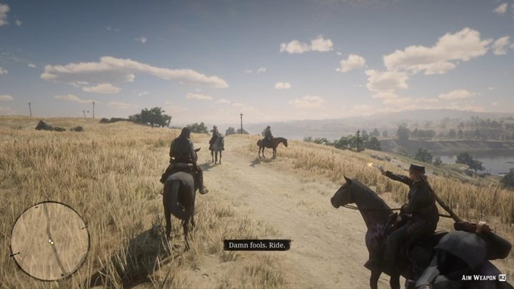 Po wszystkim, załaduj zbiega na swojego wierzchowca i jedź z Sadie - Red Dead Redemption 2: Naprawdę wielki skurczybyk - Solucja - Red Dead Redemption 2 - poradnik do gry