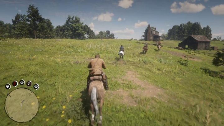 Przy takiej przewadze nie ma sensu się strzelać - wskocz na konia i jedź przed siebie - Red Dead Redemption 2: Błąd w dobrej wierze - Solucja - Red Dead Redemption 2 - poradnik do gry