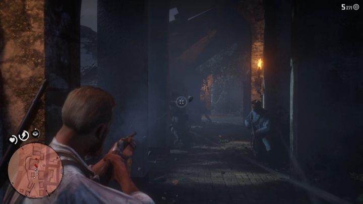 Od tej pory, czeka cię walka ze strażnikami, którzy zostali zaalarmowani eksplozją - Red Dead Redemption 2: Raj w końcu opuszczony - Solucja - Red Dead Redemption 2 - poradnik do gry