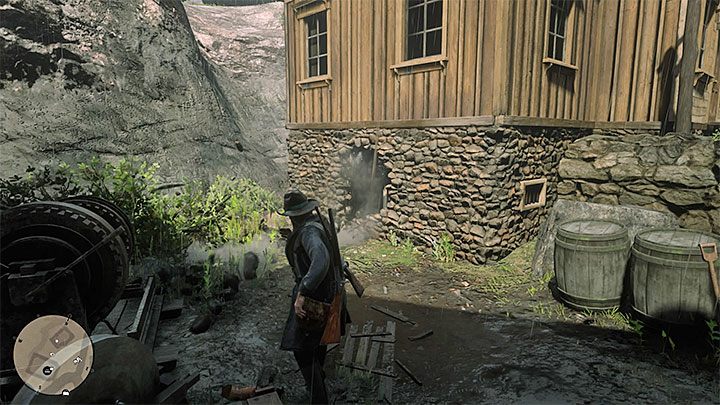 Musisz zburzyć ścianę więzienia i można tego dokonać na dwa sposoby - Red Dead Redemption 2: Błogosławieni cisi - Solucja - Red Dead Redemption 2 - poradnik do gry