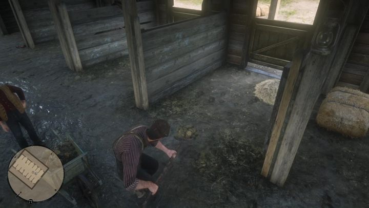 Po wszystkich, idź do kolejnej stajni - tym razem twoim zadaniem jest pozbierać nawóz - Red Dead Redemption 2: Proste przyjemności - Solucja - Red Dead Redemption 2 - poradnik do gry