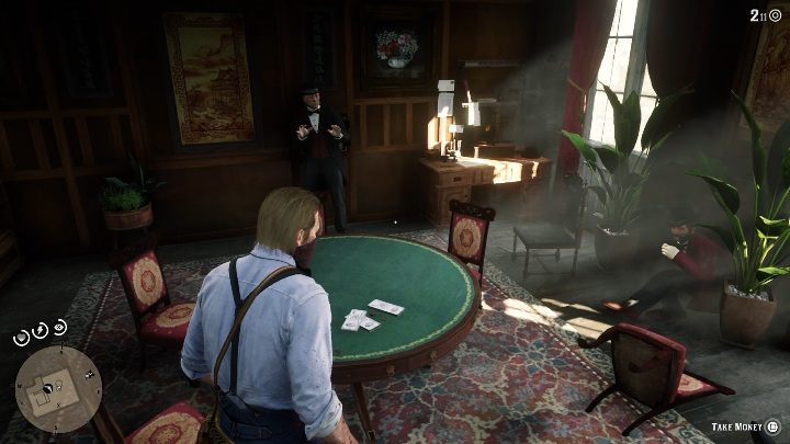 Mężczyzna skieruje cię na 3 piętro - Red Dead Redemption 2: Napady na sklepy - jak obrabować? Lista, lokacje, mapy - Red Dead Redemption 2 - poradnik do gry