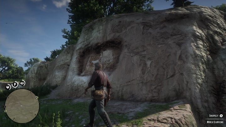 Aby dostać się do obiektu musisz wejść na górę - Red Dead Redemption 2: Petroglify, rysunki naskalne - gdzie znaleźć? Lista - Red Dead Redemption 2 - poradnik do gry
