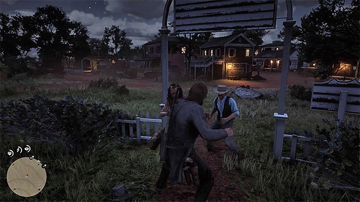 Musisz teraz pilnować wejścia na cmentarz podczas gdy Hughes będzie wykopywał grób - Red Dead Redemption 2: Lichwiarstwo i inne grzechy 4 - opis przejścia, mapa - Red Dead Redemption 2 - poradnik do gry