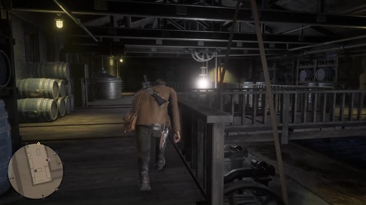 Nie zwracaj uwagi na sprzątacza - wejdź po schodach do góry - Red Dead Redemption 2: Amerykańscy ojcowie 1-2 - Solucja - Red Dead Redemption 2 - poradnik do gry