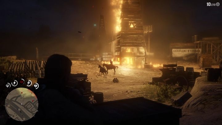 Wrogów jest sporo, więc chowaj się za przeszkodami i strzelaj do nich - Red Dead Redemption 2: Amerykańscy ojcowie 1-2 - Solucja - Red Dead Redemption 2 - poradnik do gry