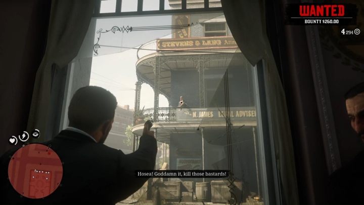 Po wstawce, okaże się, że stróże prawa już na was czekali - Red Dead Redemption 2: Bankowość, stara amerykańska sztuka - Solucja - Red Dead Redemption 2 - poradnik do gry