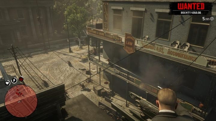 Idź drabinami na górę budynku - Red Dead Redemption 2: Bankowość, stara amerykańska sztuka - Solucja - Red Dead Redemption 2 - poradnik do gry