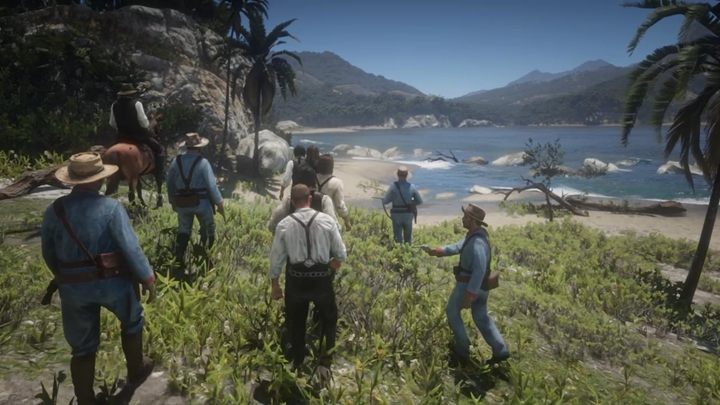 Zostaniecie zakuci w kajdany - cały czas idź przed siebie, by wykonać opcjonalne zadanie na złoty medal - Red Dead Redemption 2: Witaj w Nowym Świecie - Solucja - Red Dead Redemption 2 - poradnik do gry