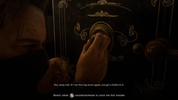 Gdy wejdziesz do środka, poczekaj, aż pracownik otworzy drzwi do skarbca, a następnie zdecyduj, w taki sposób chcesz otworzyć sejfy - Red Dead Redemption 2: Sodoma Powrót do Gomory - Solucja - Red Dead Redemption 2 - poradnik do gry