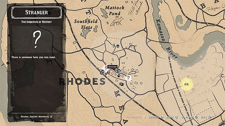 Misję tę możesz rozpocząć spotykając się z Jeremiah Compsonem w miasteczku Rhodes - Red Dead Redemption 2: Nieprawości historii - opis przejścia, mapa, porady - Red Dead Redemption 2 - poradnik do gry