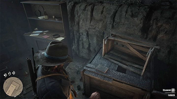 W piwnicy do odnalezienia jest księga (Ledger) z dołączonego obrazka - Red Dead Redemption 2: Nieprawości historii - opis przejścia, mapa, porady - Red Dead Redemption 2 - poradnik do gry