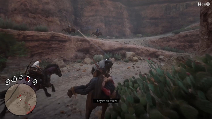 Podnieś mężczyznę, umieść go na koniu i jedź za Sadie - Red Dead Redemption 2: Dzień uczciwej pracy - Solucja - Red Dead Redemption 2 - poradnik do gry