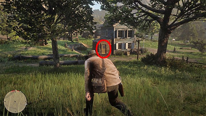 Pierwszym krokiem jest okradzenie głównego budynku mieszkalnego gospodarstwa - Red Dead Redemption 2: Kręgosłup Ameryki - Solucja - Red Dead Redemption 2 - poradnik do gry