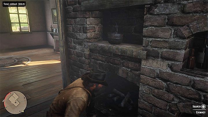 Po wejściu do środka zacznij rozglądaj się za wszelakimi pojemnikami (szafki, skrzynie itp - Red Dead Redemption 2: Kręgosłup Ameryki - Solucja - Red Dead Redemption 2 - poradnik do gry