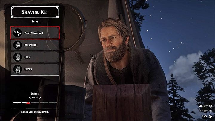 Ogolić się możesz o wiele łatwiej, gdyż w obozie gangu znajduje się specjalnie przeznaczone do tego celu stanowisko - Red Dead Redemption 2: Włosy - jak ściąć? - Red Dead Redemption 2 - poradnik do gry