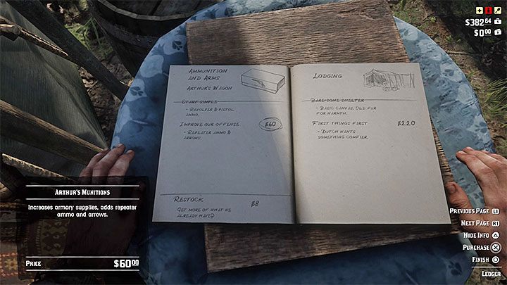 Kolejny wariant to uzupełnianie zapasów amunicji w obozie gangu - Red Dead Redemption 2: Amunicja, strzały - jak uzupełniać? - Red Dead Redemption 2 - poradnik do gry